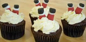 Santa Cupcakes 2